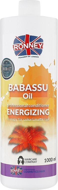 Hair Conditioner - Ronney Professional Babassu Oil Energizing Conditioner — photo N1
