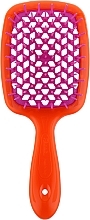 Hair Brush, Orange and Pink - Jäneke Superbrush — photo N1