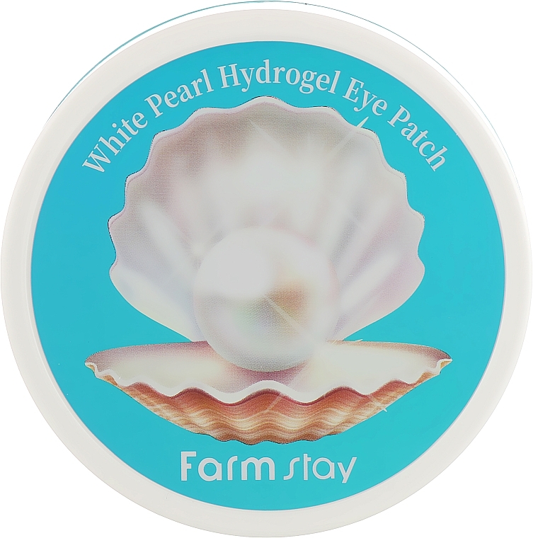 Hydrogel Pearl Patches - FarmStay White Pearl Hydrogel Eye Patch — photo N2