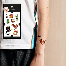 Kids Temporary Tattoo Set "Wild Animals" - Tattooshka — photo N4