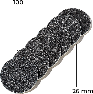 Metal Disc, 240 Grit, Soft Lining, 26 mm, Black - Kodi Professional — photo N2