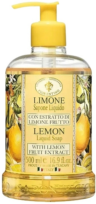 Lemon Liquid Soap - Saponificio Artigianale Fiorentino Lemon Liquid Soap — photo N1