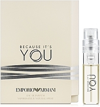 GIFT! Giorgio Armani Emporio Armani Because It's You - Eau de Parfum (sample) — photo N1