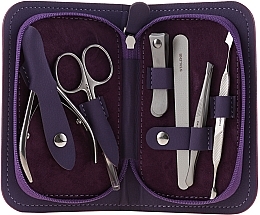 Fragrances, Perfumes, Cosmetics 6-pieces Manicure Set "Multi", MS-10, purple - Staleks Manicure Set