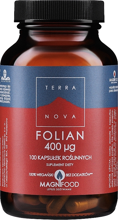 Folian Dietary Supplement, capsules - Terranova Folian 500mg — photo N1