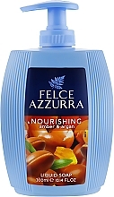 Fragrances, Perfumes, Cosmetics Liquid Soap - Felce Azzurra Nutriente Amber & Argan