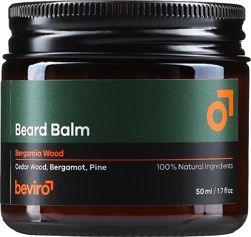 Beard Balm - Beviro Bergamia Wood Beard Balm — photo N2