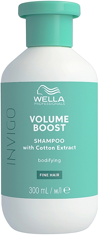 Volume Hair Shampoo - Wella Professionals Invigo Volume Boost Bodifying Shampoo  — photo N1