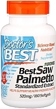 Saw Palmetto Standardized Extract, 320 mg, softgels - Doctor's Best — photo N2