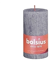 Fragrances, Perfumes, Cosmetics Cylinder Candle, 130/100 mm, frosted lavender - Bolsius Rustic Candle Frosted Lavender