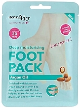 Fragrances, Perfumes, Cosmetics Softening Foot Sock-Mask - Derma V10 Foot Mask Argan Oil