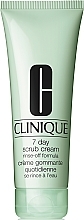 Fragrances, Perfumes, Cosmetics Enhanced Exfoliation Scrub - Clinique 7 Day Scrub Cream Rinse-Off Formula