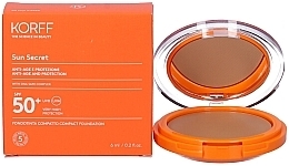 Fragrances, Perfumes, Cosmetics Compact Sunscreen Foundation - Korff Sun Secret Compact Foundation SPF 50 +