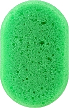 Fragrances, Perfumes, Cosmetics Oval Shower Sponge, green - LULA