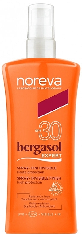 Sun Spray - Noreva Bergasol Expert Spray Invisible Finish SPF30 — photo N1