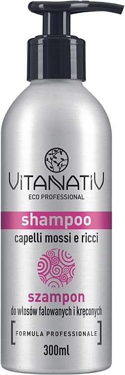 Shampoo for Wavy & Curly Hair - Vitanativ Shampoo Wavy and Curly Hair — photo N1