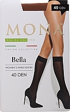 Bella Knee Socks 40 Den, nuage - Mona — photo N1