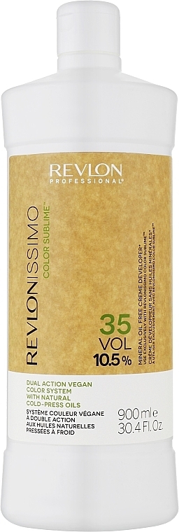 Nourishing Vegan Creamy Oxidizer - Revlon Revlonissimo Color Sublime Mineral Oil Free Creme Developer 35 Vol 10.5% — photo N1