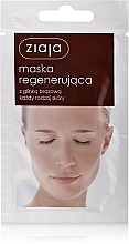 Fragrances, Perfumes, Cosmetics Facial Mask "Regenerating" with brown clay - Ziaja Face Mask