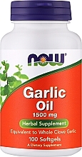 Capsules "Garlic Oil", 1500 mg - Now Foods Garlic Oil — photo N2