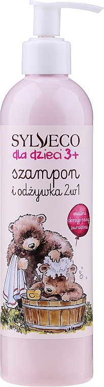 2-in-1 Kids Shampoo & Conditioner - Sylveco For Kids Shampoo and Conditioner 2 in 1 — photo N1