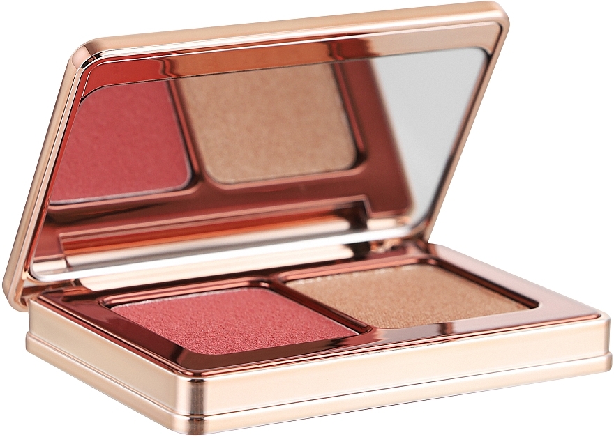 Creamy Blush and Highlighter - Natasha Denona Rose Cheek Duo Cream Blush & Highlighter — photo N5