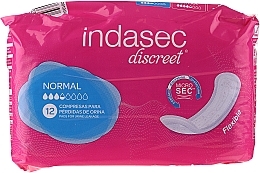 Fragrances, Perfumes, Cosmetics Sanitary Napkins, 12 pcs - Indasec Dermoprotect Normal