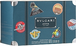 Fragrances, Perfumes, Cosmetics Bvlgari Aqva Pour Homme - Set (edt/100ml + ash/balm/100ml + bag)