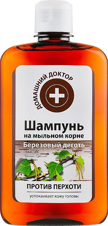 Anti-Dandruff Birch Rar Shampoo - Domashniy Doktor — photo N2