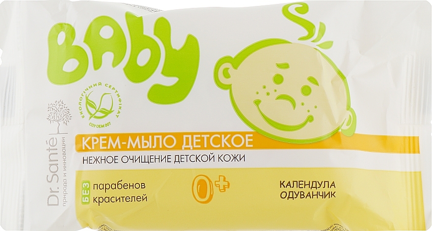 Kids Cream-Soap 'Calendula and Dandelion' - Dr. Sante Baby — photo N1