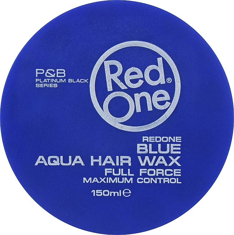 Ultra Strong Hold Hair Aqua Wax - RedOne Aqua Hair Wax Blue — photo N4