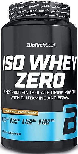 Chocolate Toffee Protein - BioTechUSA ISO Whey Zero Lactose Free Chocolate Toffee Protein — photo N2