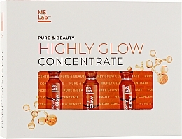 Fragrances, Perfumes, Cosmetics Active Concentrate for Radiance and Perfect Skin Tone - MS Laboratory Higly Glow Concentrate