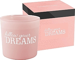 Scented Candle in Matte Glass, two wicks - Bispol Scented Candle Follow Your Dreams — photo N2