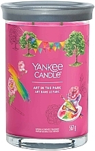 Scented Candle in Glass 'Art In The Park', 2 wicks - Yankee Candle Singnature — photo N8