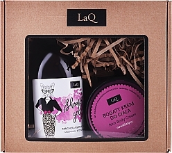 Fragrances, Perfumes, Cosmetics Set - LaQ Kitten Magnolia (sh/gel/500ml + b/butter/200ml)