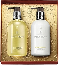 Fragrances, Perfumes, Cosmetics Molton Brown Orange & Bergamot Hand Care Gift Set - Set (h/soap/300ml + h/lot/300ml)