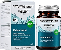 Passionflower, Black Nettle, Ashwagandha & Lavender Dietary Supplement, capsules - Weleda Bio Naturweisheit Meine Nacht — photo N2