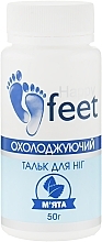 Cooling Foot Talc "Mint" - Happy Feet — photo N1