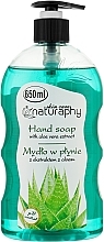 Hand Liquid Soap with Aloe Vera Extract - Naturaphy Hand Soap — photo N1