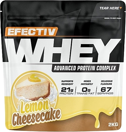 Lemon Cheesecake Whey Protein - Efectiv Nutrition Whey Protein Lemon Cheesecake — photo N2