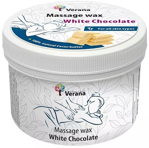 White Chocolate Massage Wax - Verana Massage Wax White Cholocate — photo N1