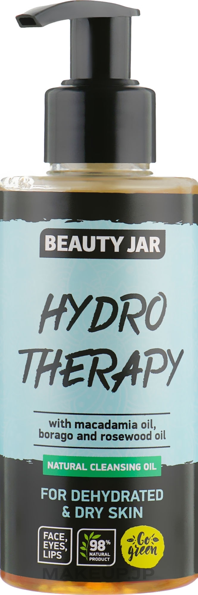 Hydro Therapy Facial Cleansing Oil for Dehydrated Skin - Beauty Jar Natural Cleansing Oil — photo 150 ml