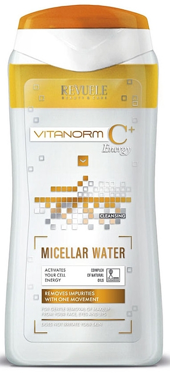 Micellar Water with Natural Oils - Revuele Vitanorm C+ Energy Micellar Water — photo N1