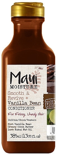 Vanilla Bean Conditioner for Curly & Unruly Hair - Maui Moisture Smooth & Revive+Vanilla Bean Conditioner — photo N1