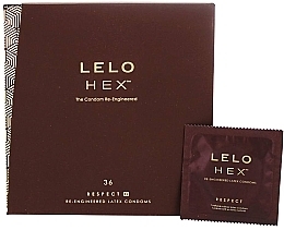 Fragrances, Perfumes, Cosmetics Condoms, 36 pcs - Lelo HEX Respect XL