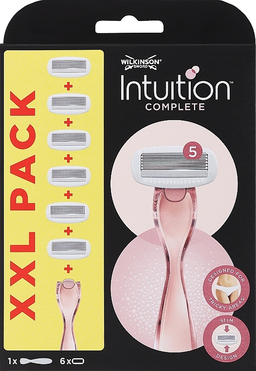 Razor with 6 Cartridges - Wilkinson Sword Intuition Complete XXL Pack — photo N1