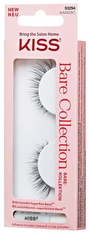 False Eyelashes - Kiss Bare Collection KAR03 — photo N1