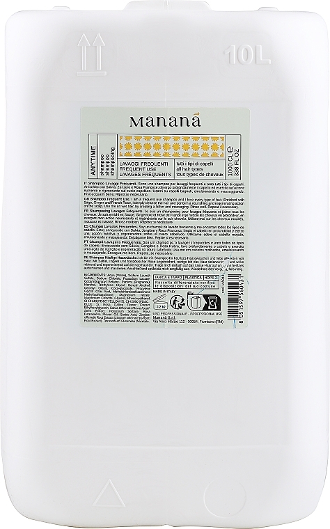 Frequent Use Shampoo - Manana Anytime Shampoo — photo N3