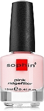 Fragrances, Perfumes, Cosmetics Nail Ridge Filler Treatment - Sophin Ridgefiller Pink